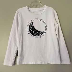 Tiny Tribe White Long Sleeve Graphic T-Shirt